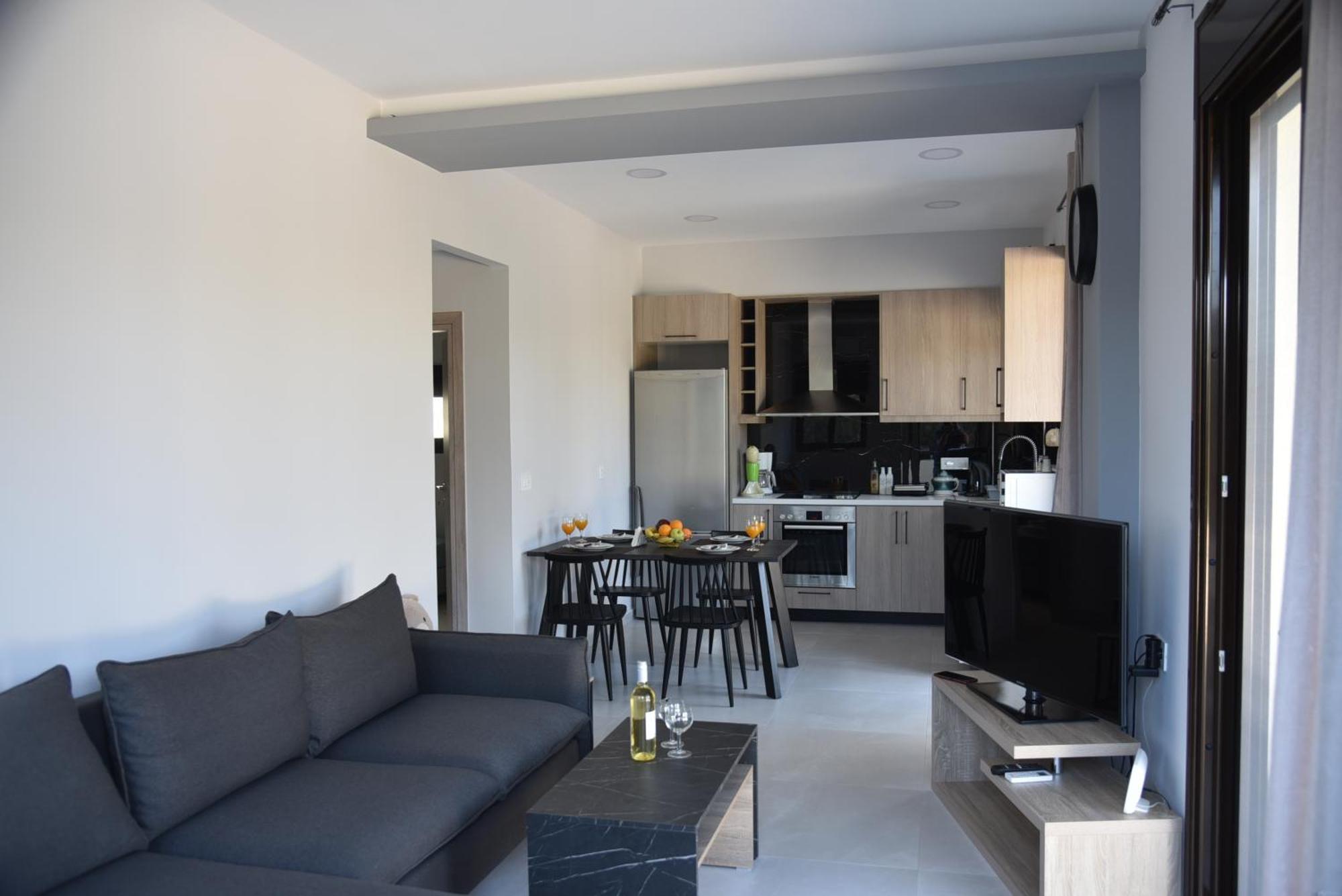 Pirgos Deluxe Apartment - Private Parking Киссамос Экстерьер фото