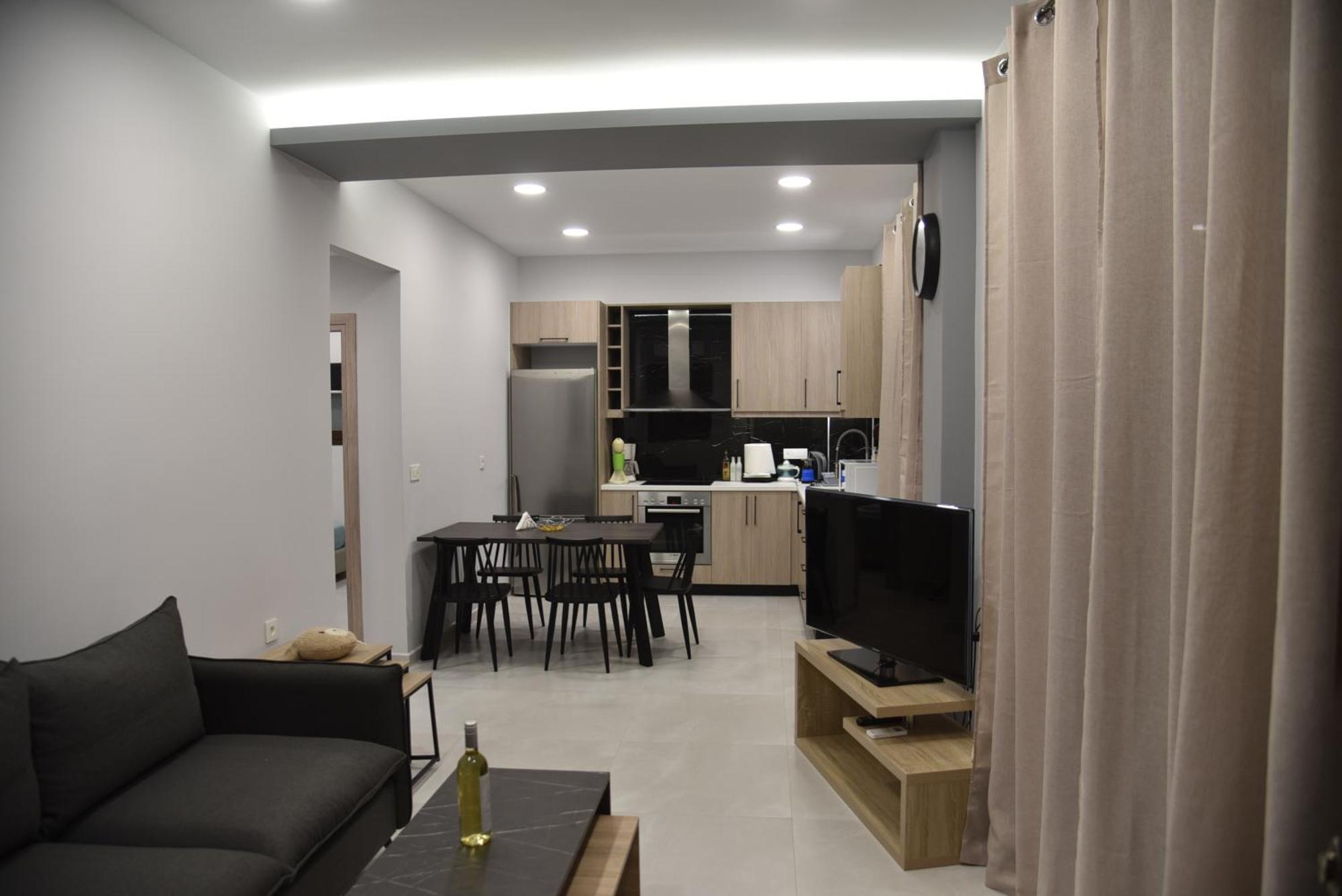 Pirgos Deluxe Apartment - Private Parking Киссамос Экстерьер фото