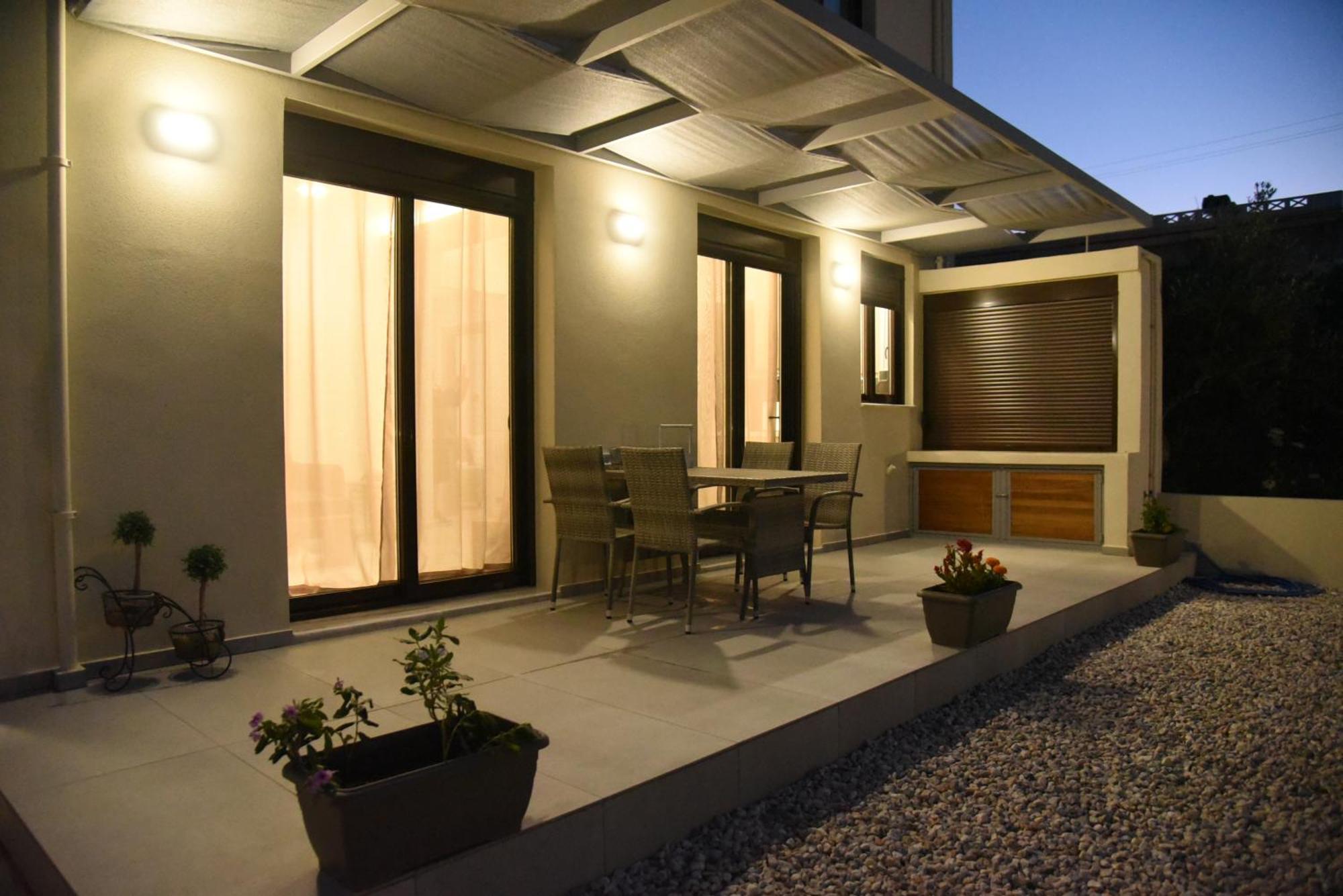 Pirgos Deluxe Apartment - Private Parking Киссамос Экстерьер фото